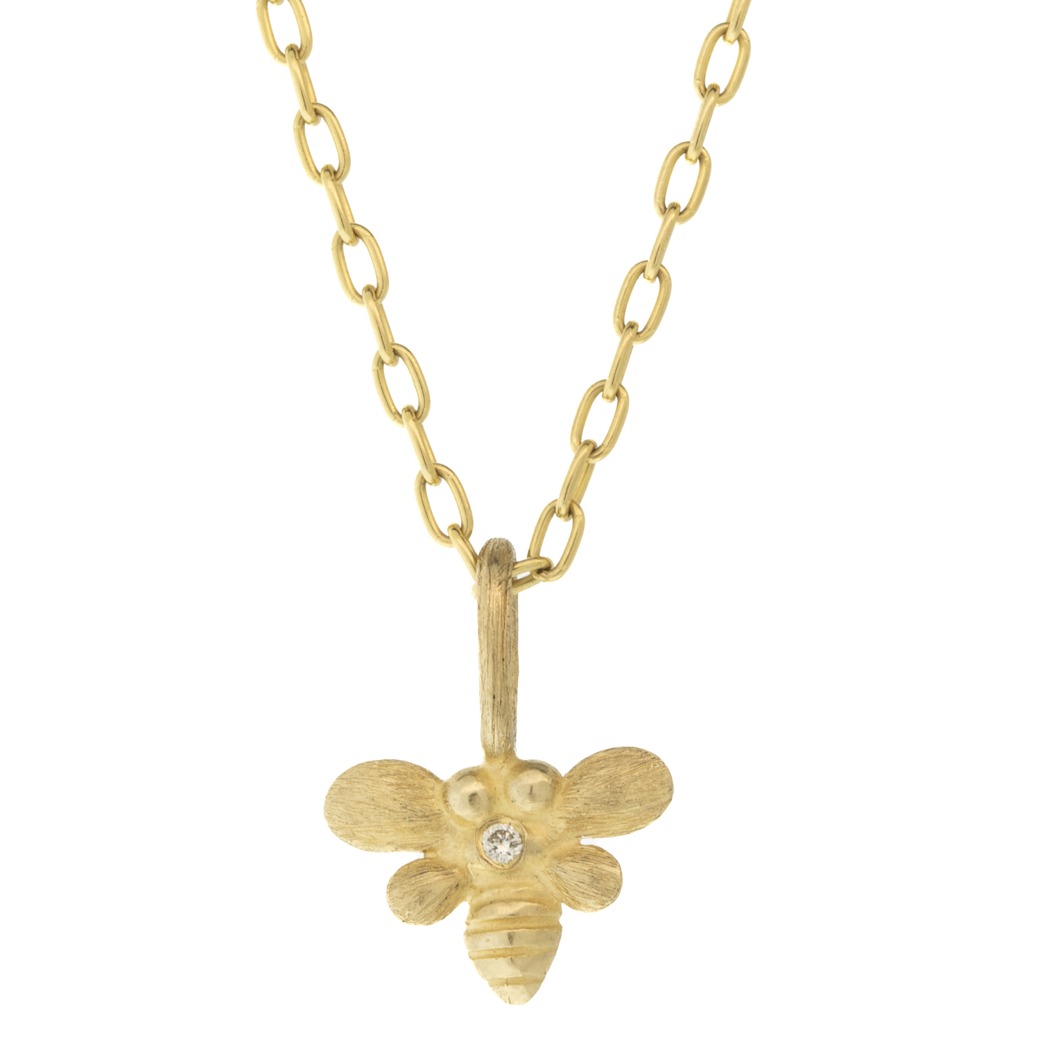 Erica Molinari Trunk Show: 14K Baby Bumble Bee with Diamond Belly .02cts