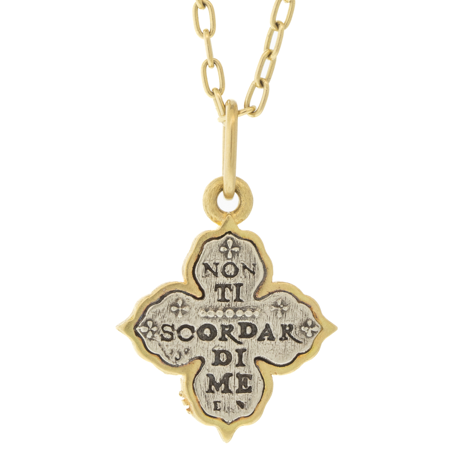Erica Molinari Trunk Show: Charm, SS 18K rim Baby Diamond Ruche “forget me not” diamond, .10 TCW