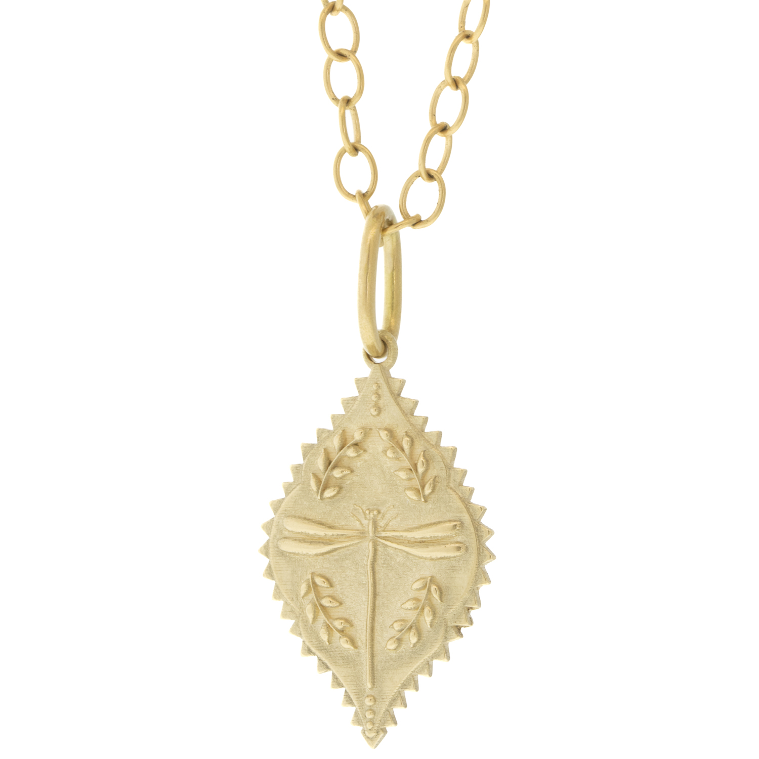 Erica Molinari Trunk Show: 14k Small slim ornate butterfly-'she flies with her own wings'