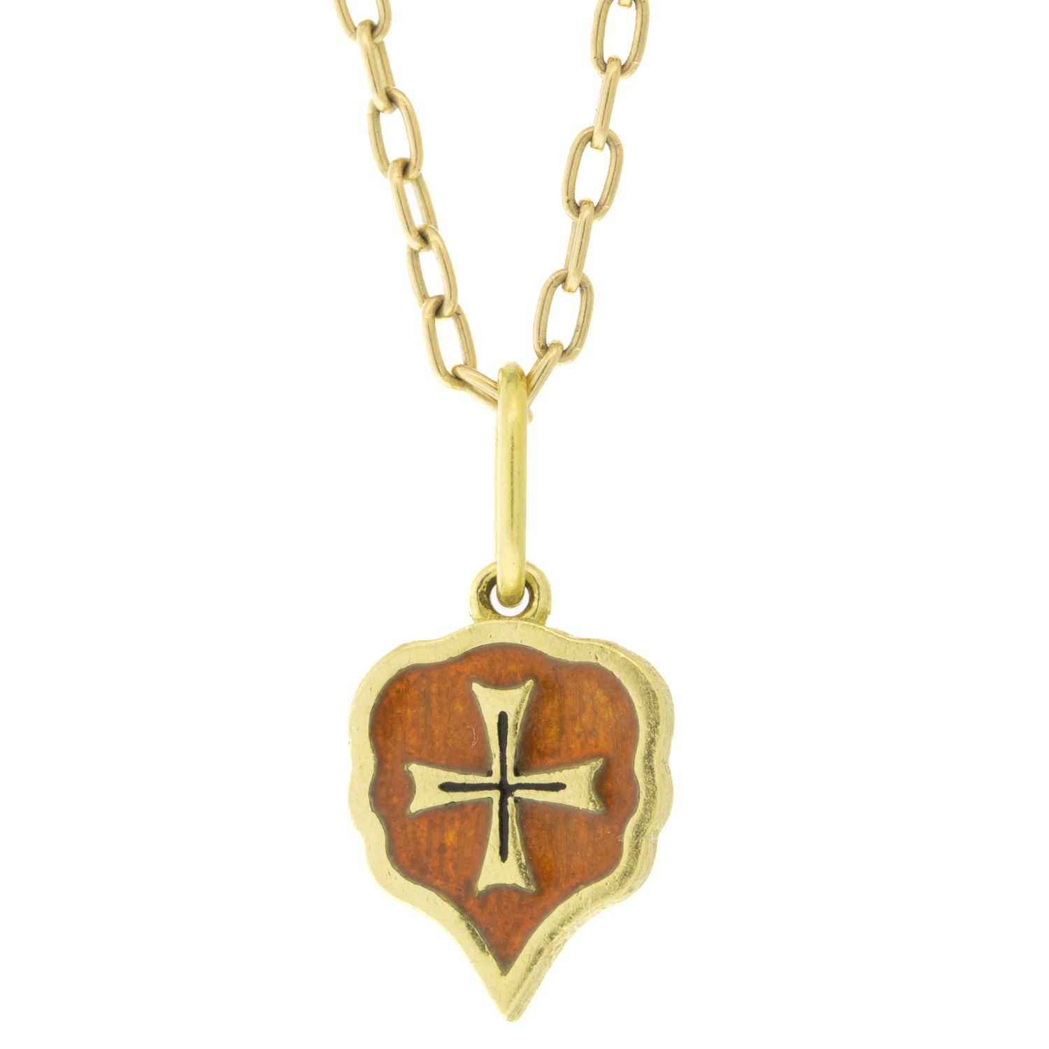 Erica Molinari Trunk Show : 18k diamond eye skull & cross- .026 TCW