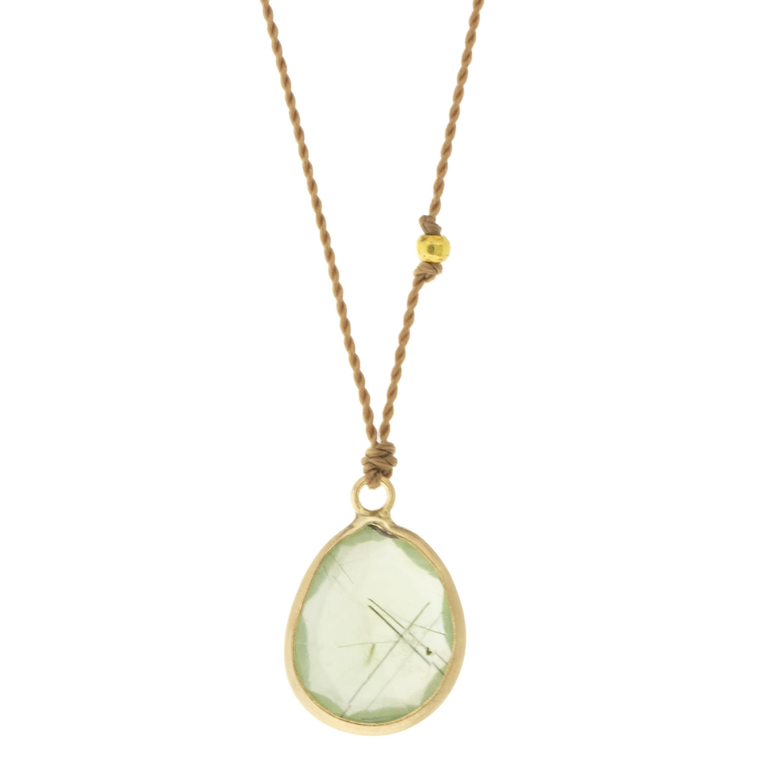 Margaret Solow: Necklace, 14k Gold,Prenhite