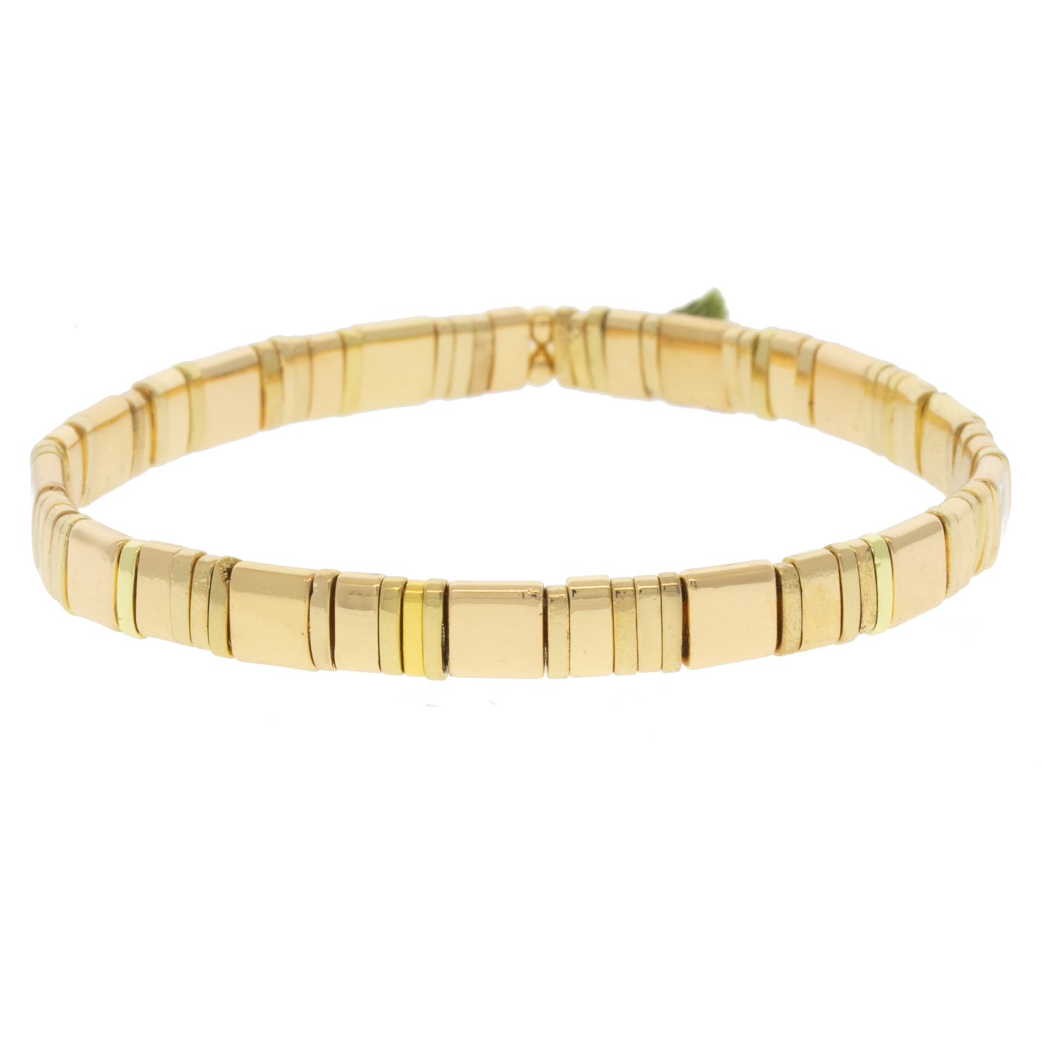 SHASHI :Tilu Bracelet ,24k Gold Plated Beads , silk/cotton tassel,FORTNOX