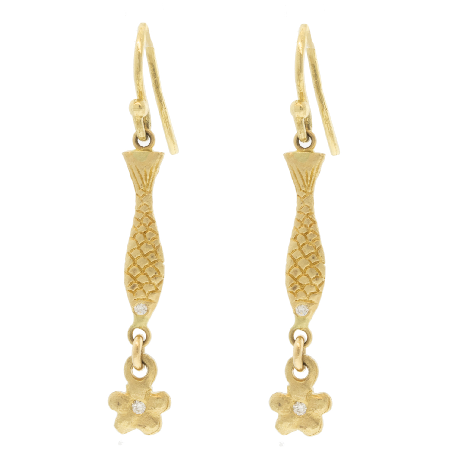 Victoria Cunningham Trunk Show: Earrings,14K Fish & flower