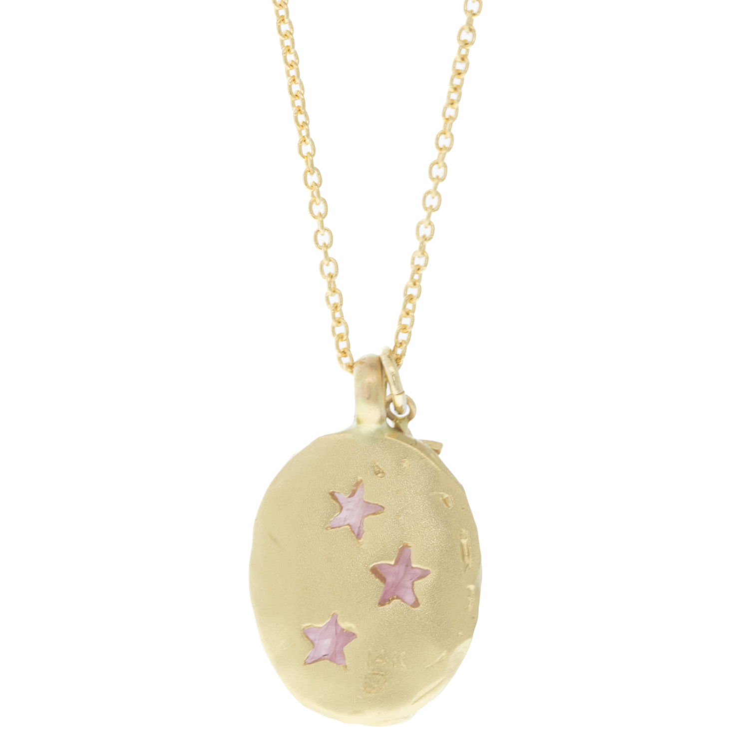Victoria Cunningham Trunk Show: Necklace,8.2 ct pink sapphire,Tiny star