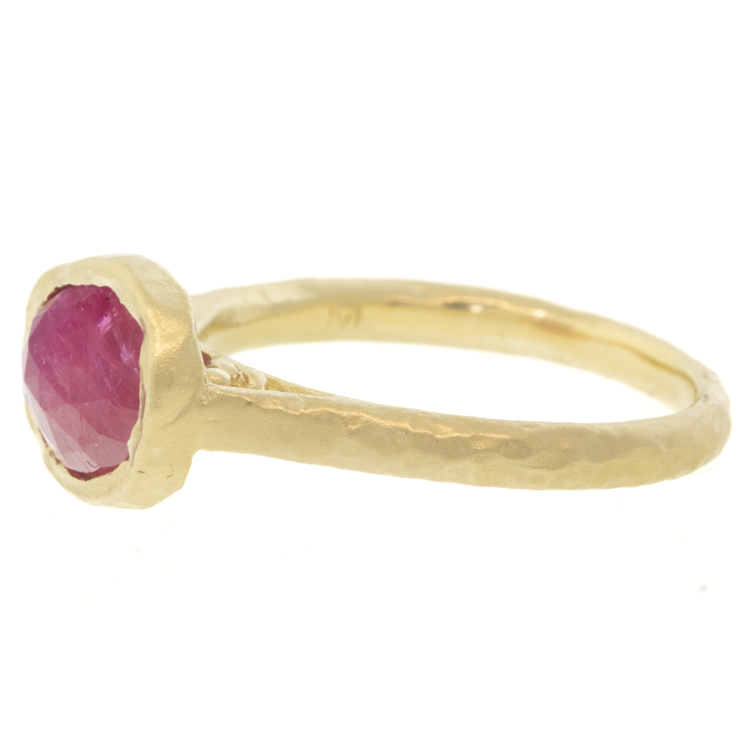 Victoria Cunningham Trunk Show:One of a kind Ring, 14K ,0.95 ct rose cut ruby
