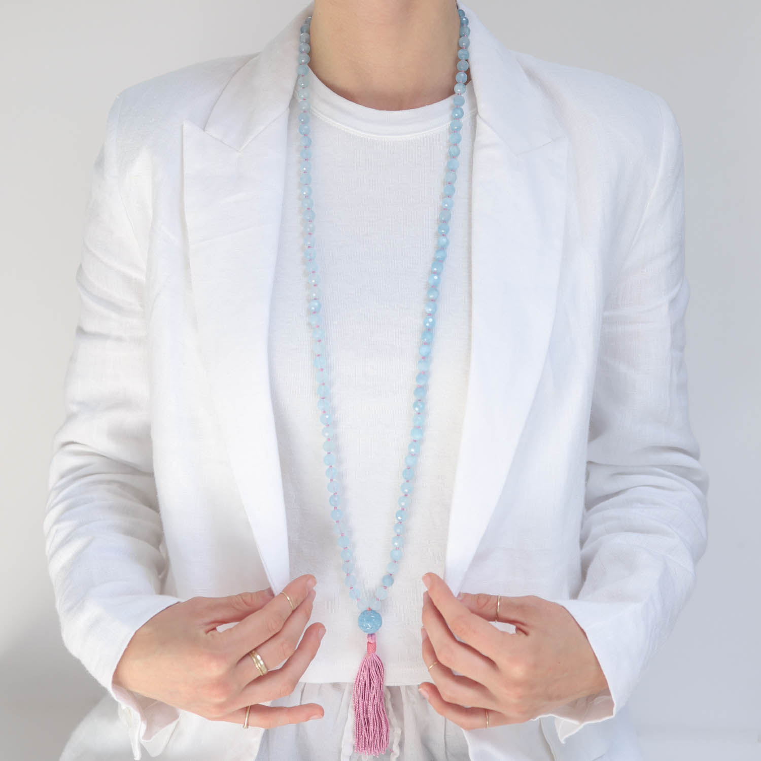 Victoria Cunningham Trunk Show : MALA Aquamarine Beads