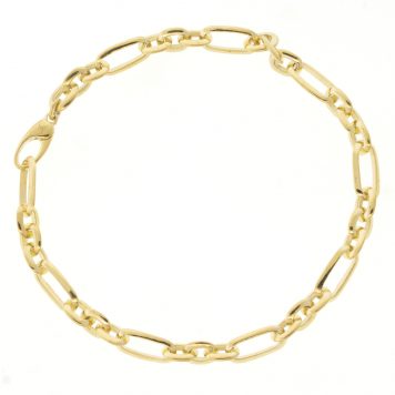 solid gold bracelet by jewelry designer Lizzie Mandler