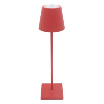 Zafferano : Poldina Micro, Red - Base width 2 3/4", Height 11"
