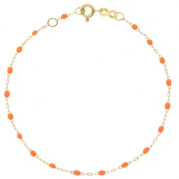 gigiCLOZEAU: Classic Gigi Bracelet, orange, 18k yg, 6.7"