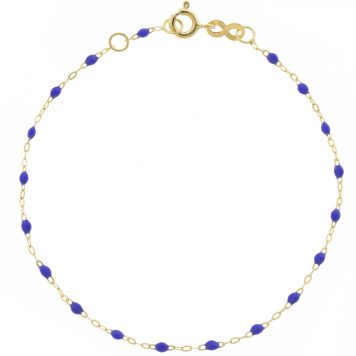 gigiCLOZEAU: Classic Gigi Bracelet, bleuet, 18k yg, 6.7"
