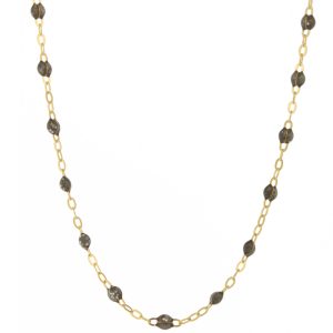 gigiCLOZEAU: Classic Gigi necklace, quartz, 18k yg, 16.5"