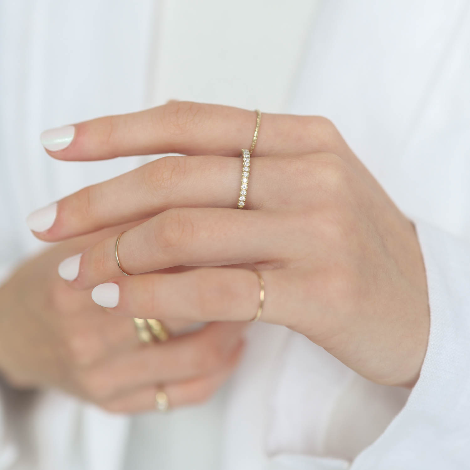 Rene Escobar Trunk show:RING IN SILVER 18K YELLOW GOLD AND DIA 0.28CT 2.8GR TOTAL 1.8SS 1GR18K