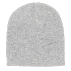Alashan Cashmere: 100% Cashmere  Reversible hat-Ash & Graphite