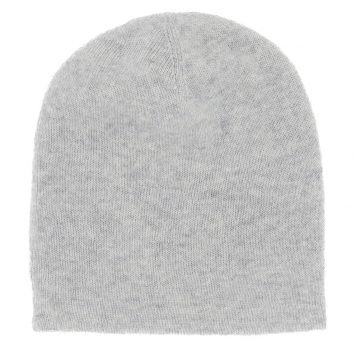 Alashan Cashmere: 100% Cashmere  Reversible hat-Ash & Graphite