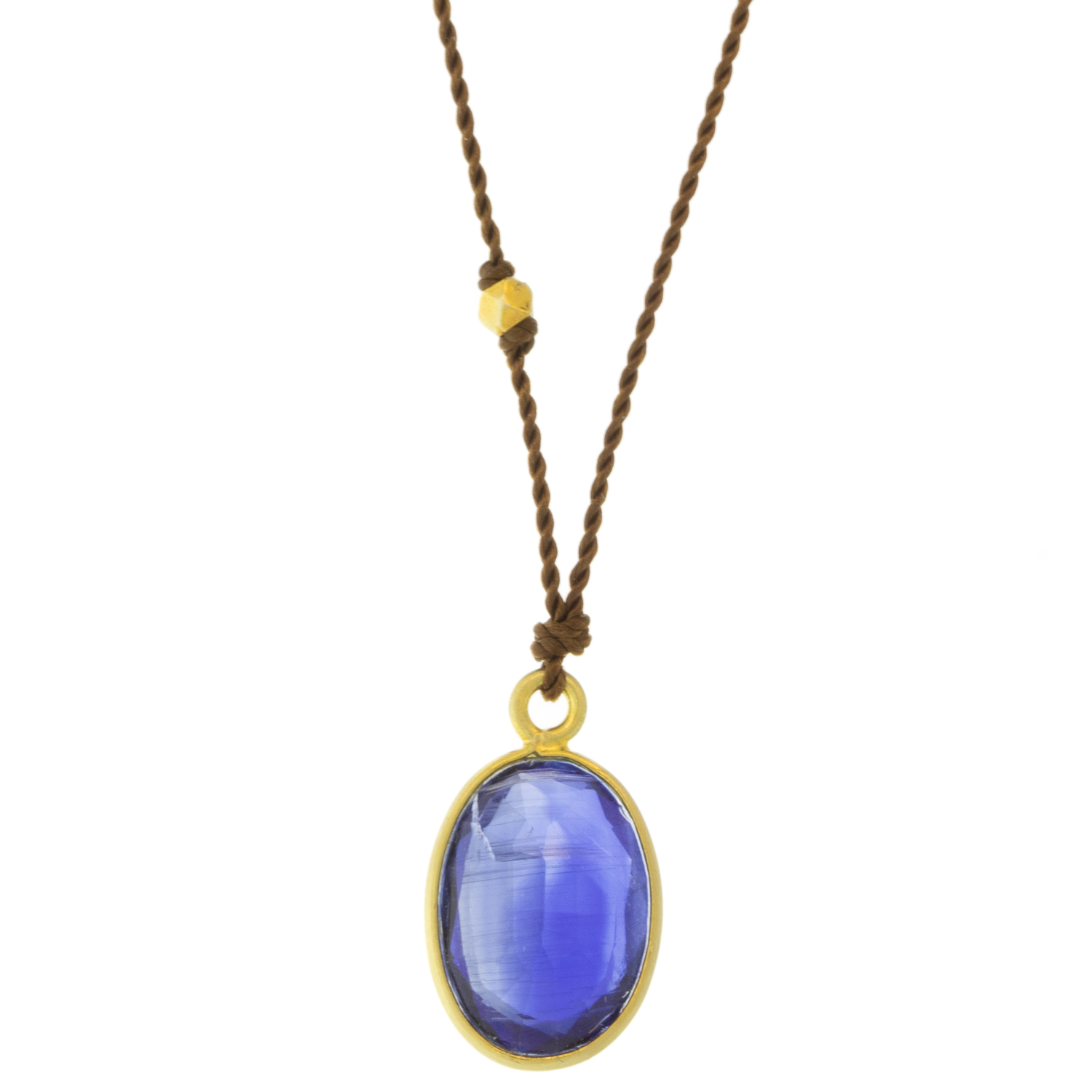Margaret Solow: 18k Kyanite Necklace