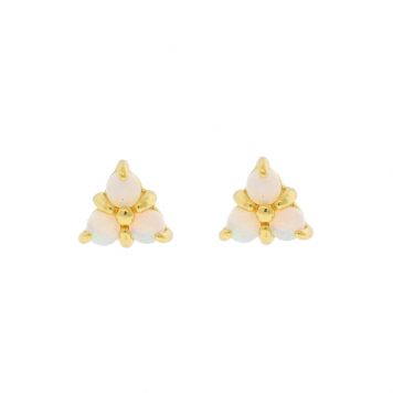 Tai: Earring, Mini Opal Cluster Post