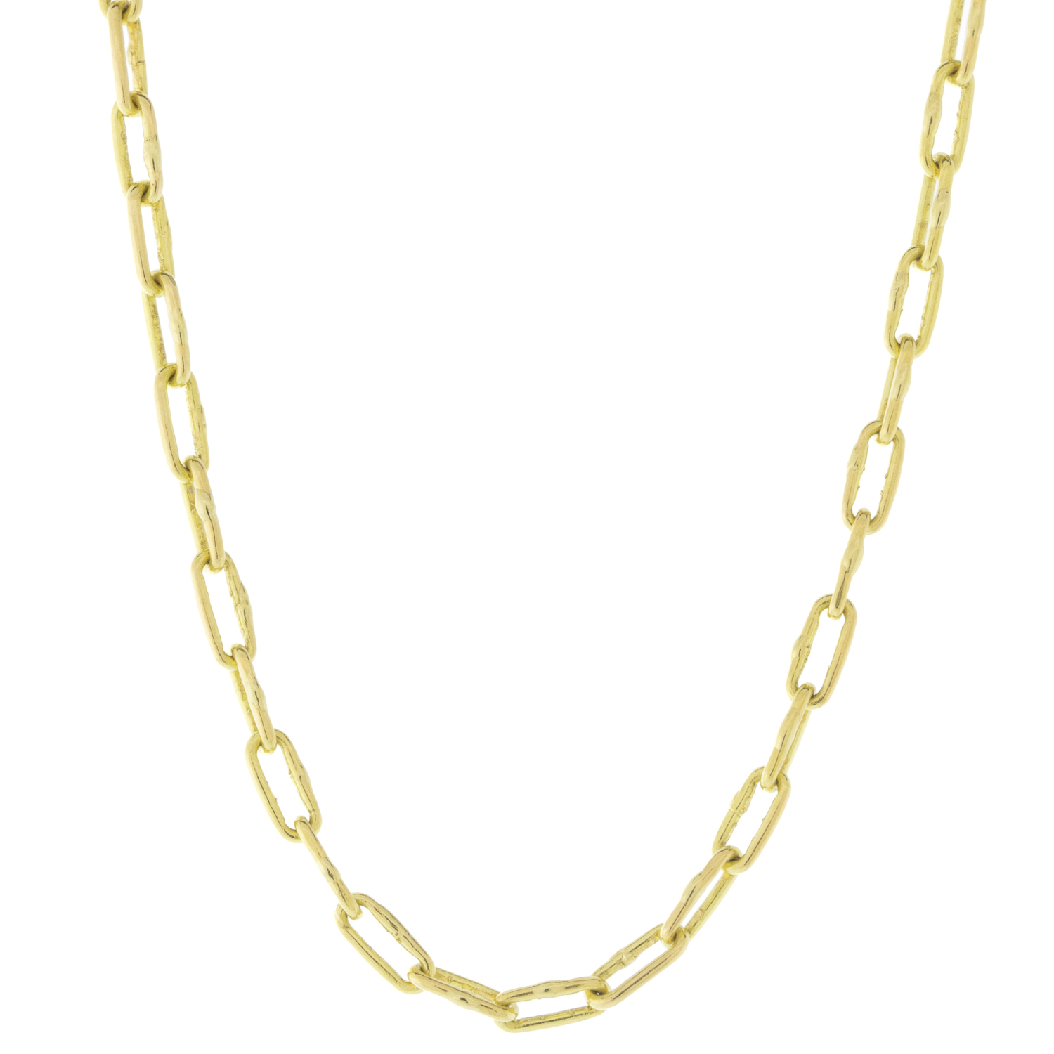 Tura Sugden: 18k gold, medium weight petite chain necklace, 16"