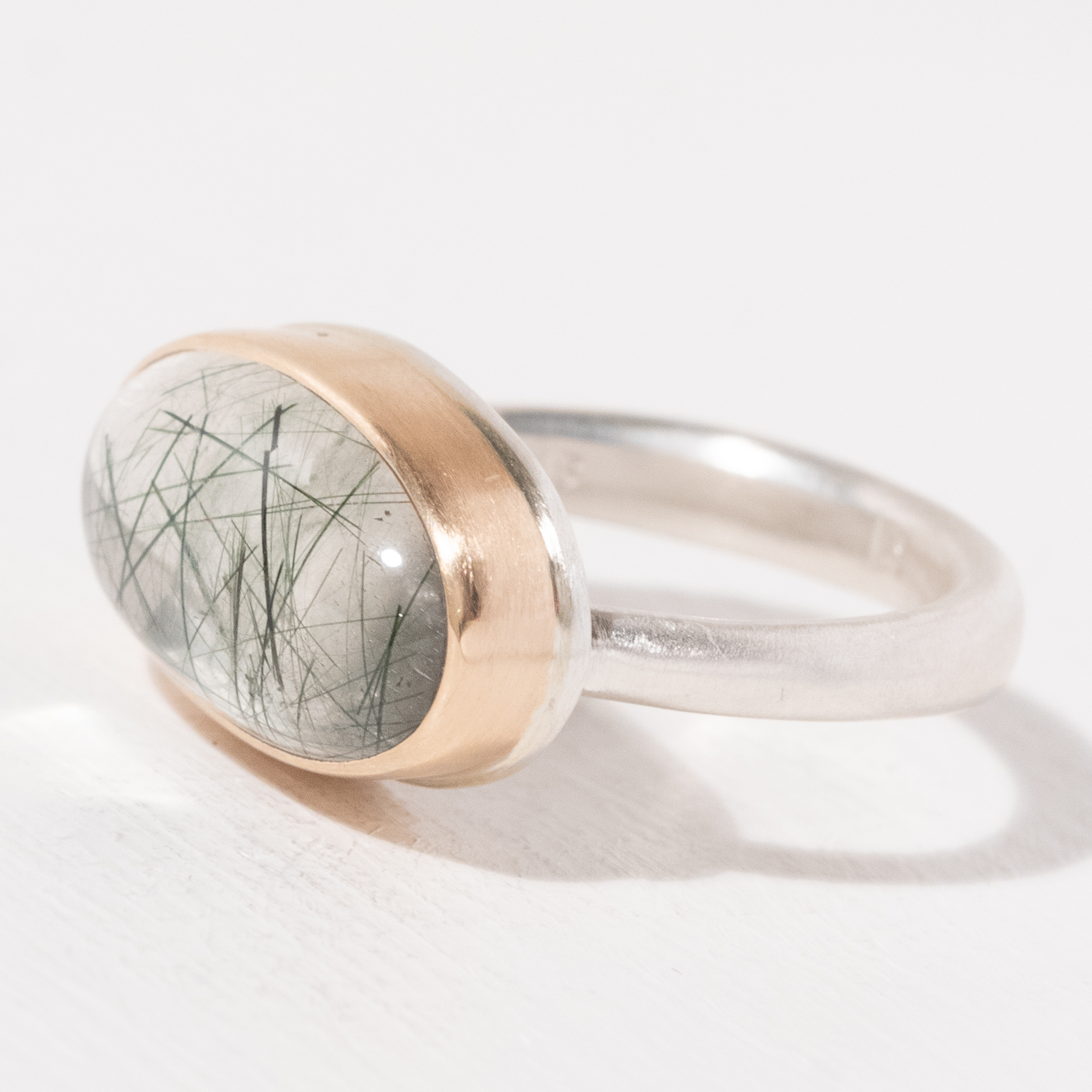 Jamie Joseph Trunk Show: Ring 135,green rutilated quartz,7