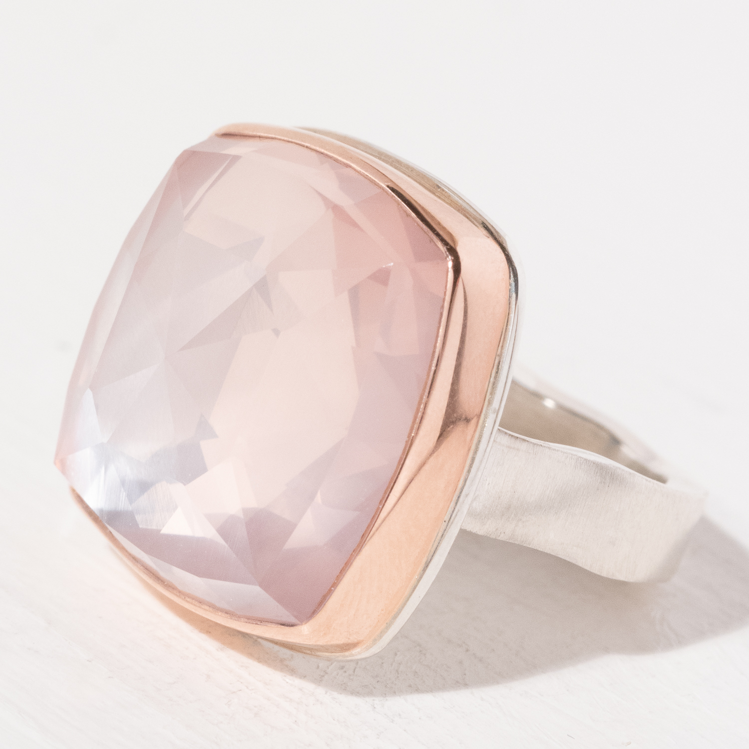 Jamie Joseph Trunk Show: Ring 158,Rose quartz,8