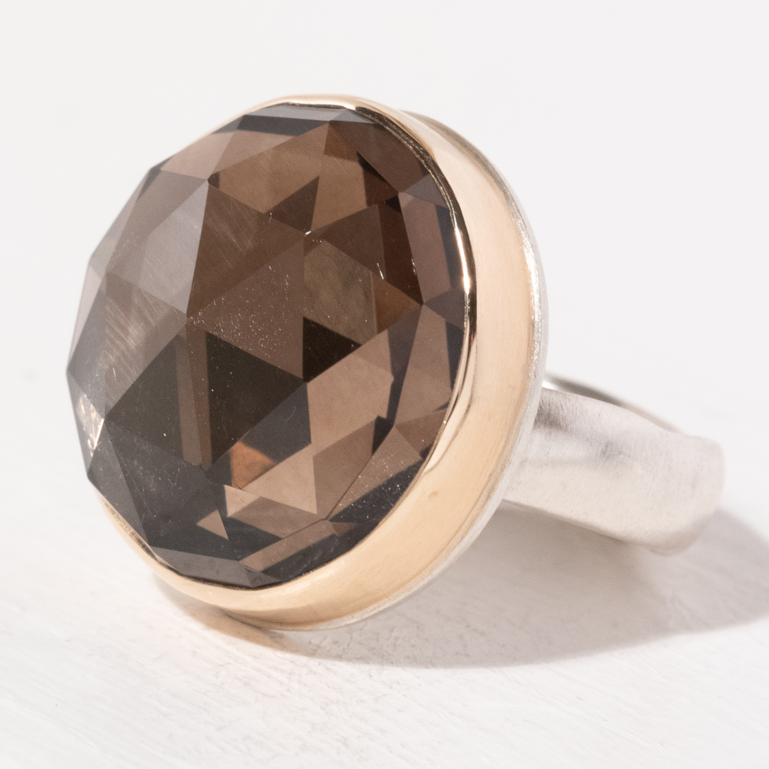 Jamie Joseph Trunk Show: Ring 162,Smoky Quartz,7.5