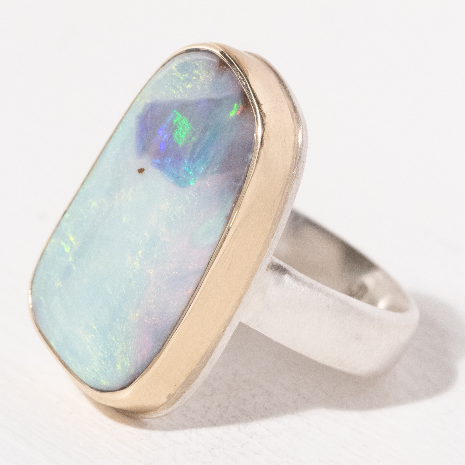 Jamie Joseph Trunk Show: Ring 168,Boulder opal,7