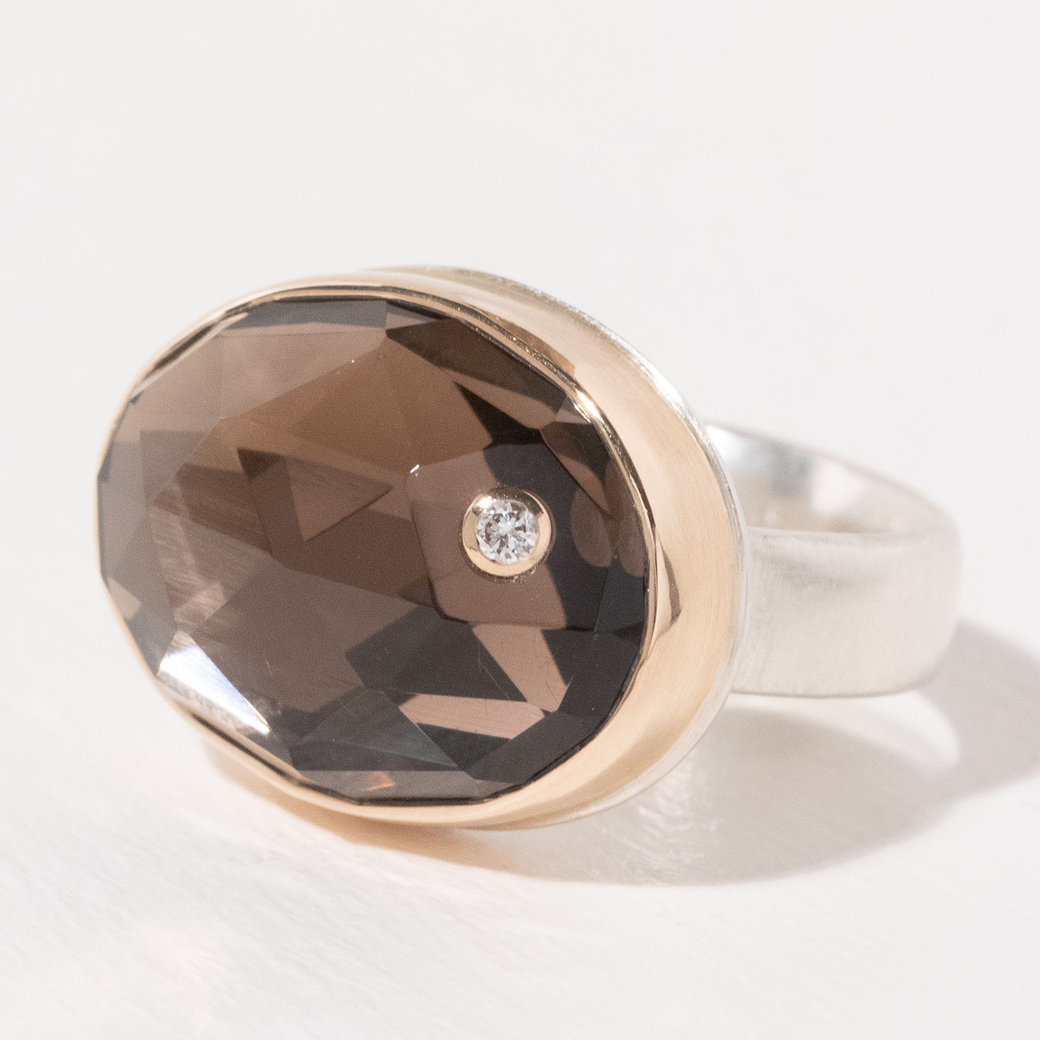 Jamie Joseph Trunk Show: Ring 193,Smoky Quartz,7.5