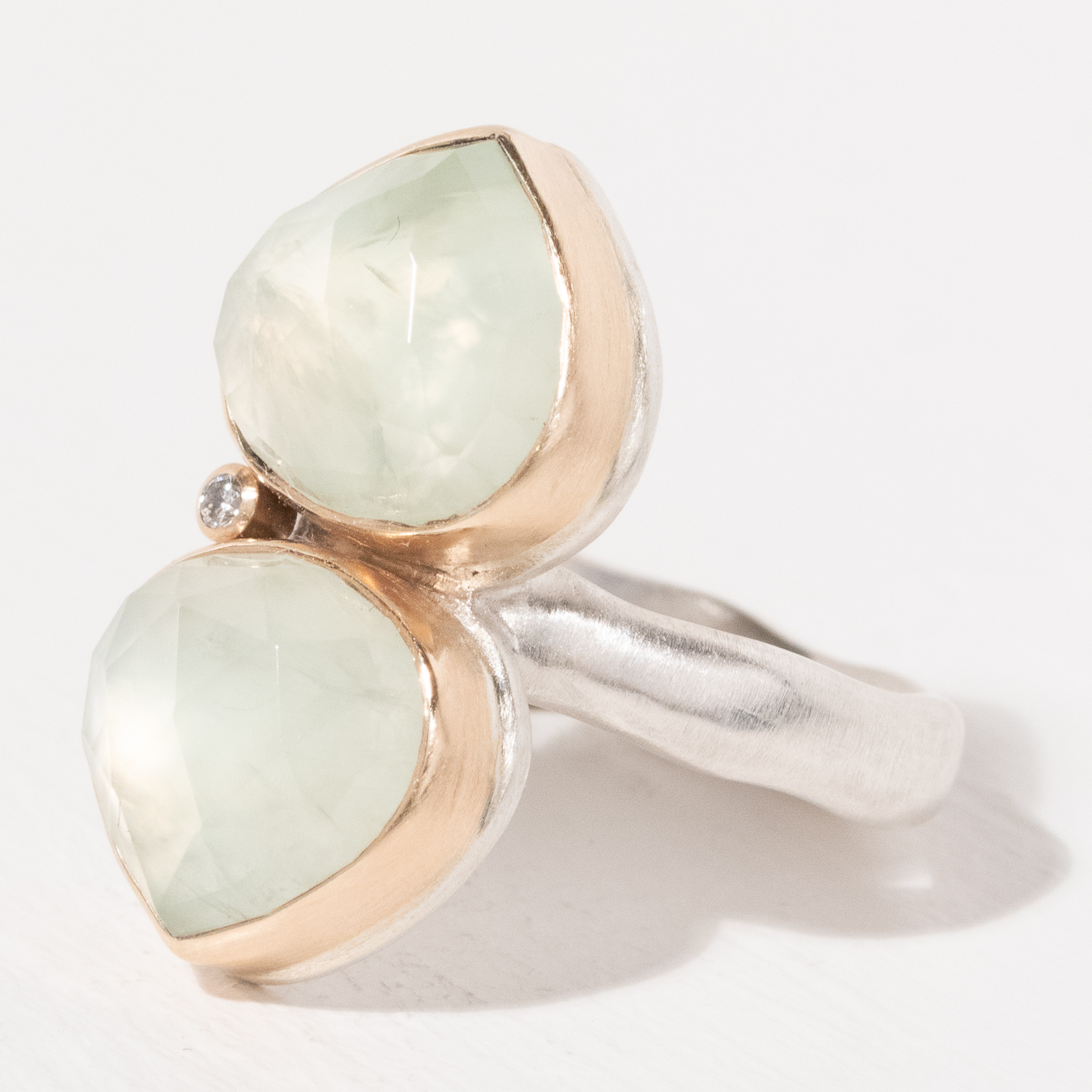 Jamie Joseph Trunk Show: Ring 223,Prehnite,7.25