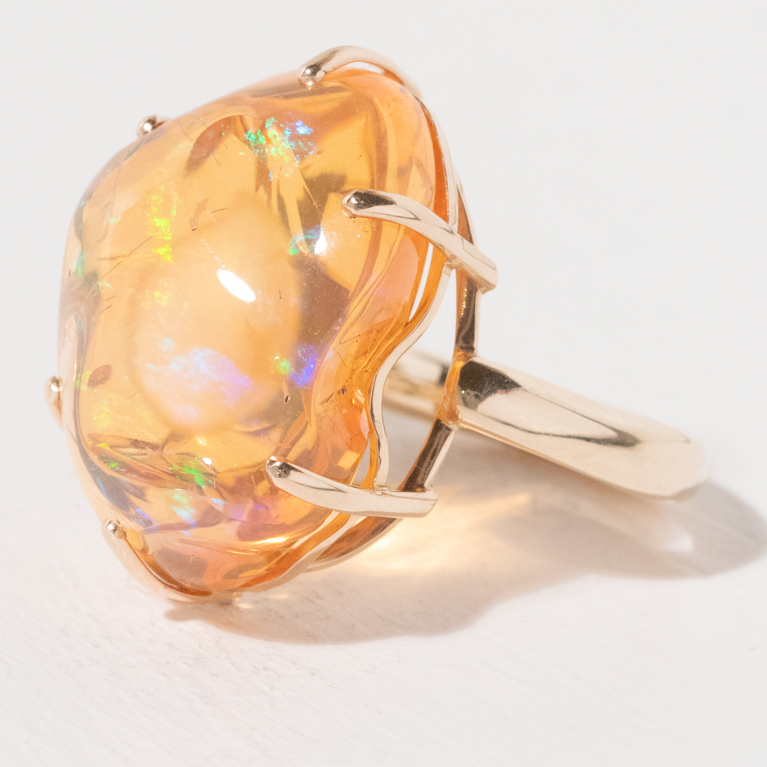 Jamie Joseph Trunk Show: Ring 238, MEXICAN FIRE OPAL SIZE 7.75