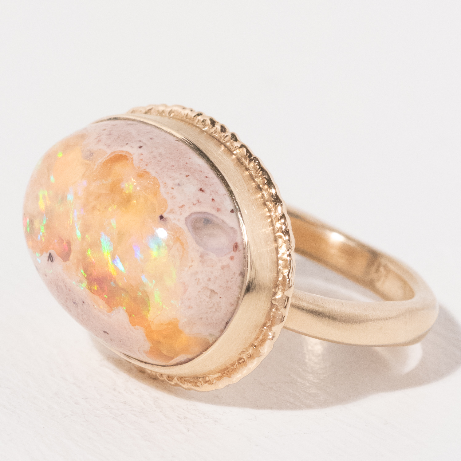 Jamie Joseph Trunk Show: Ring 241, MEXICAN FIRE OPAL SIZE 7.75