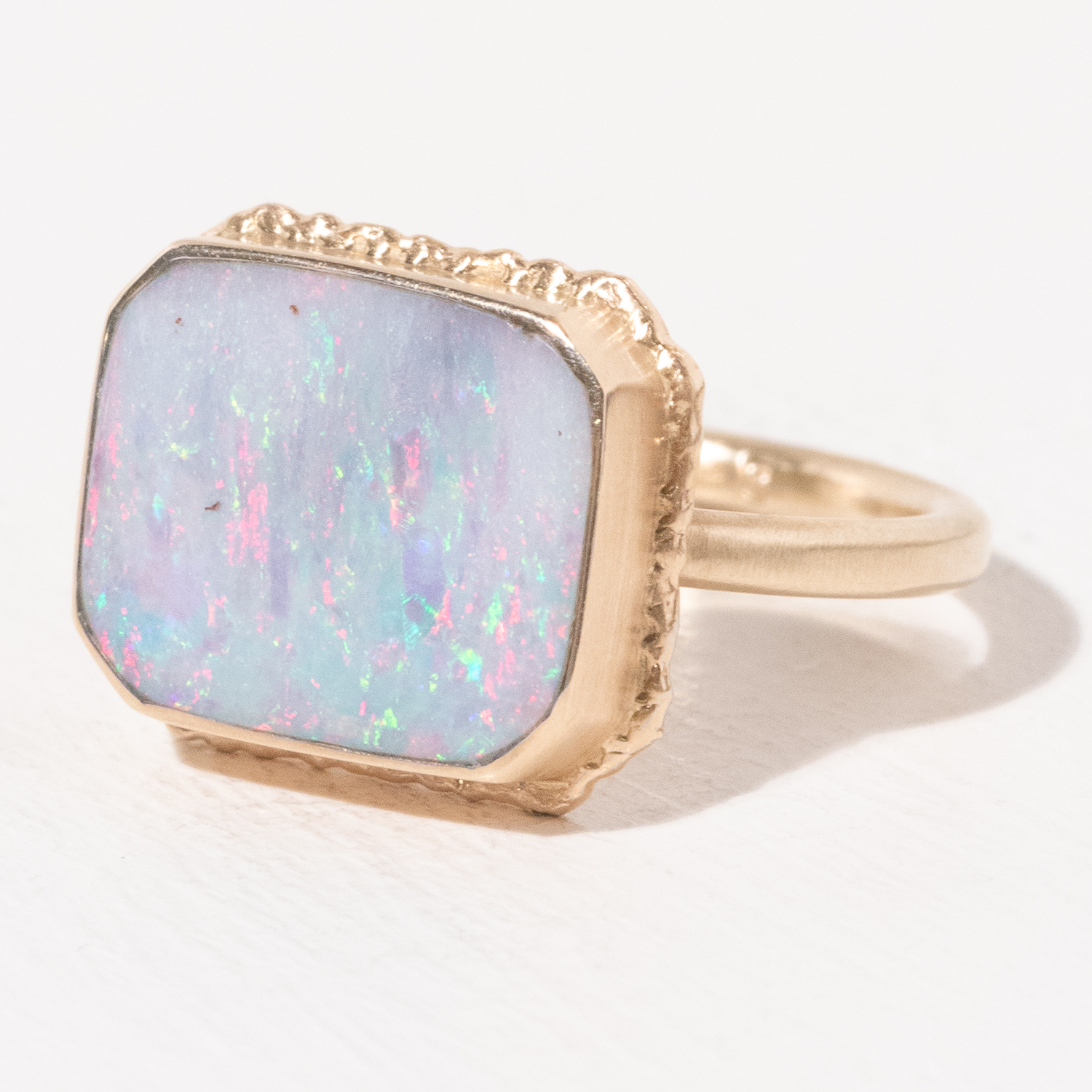 Jamie Joseph Trunk Show: Ring 264, BOULDER OPAL SIZE 7