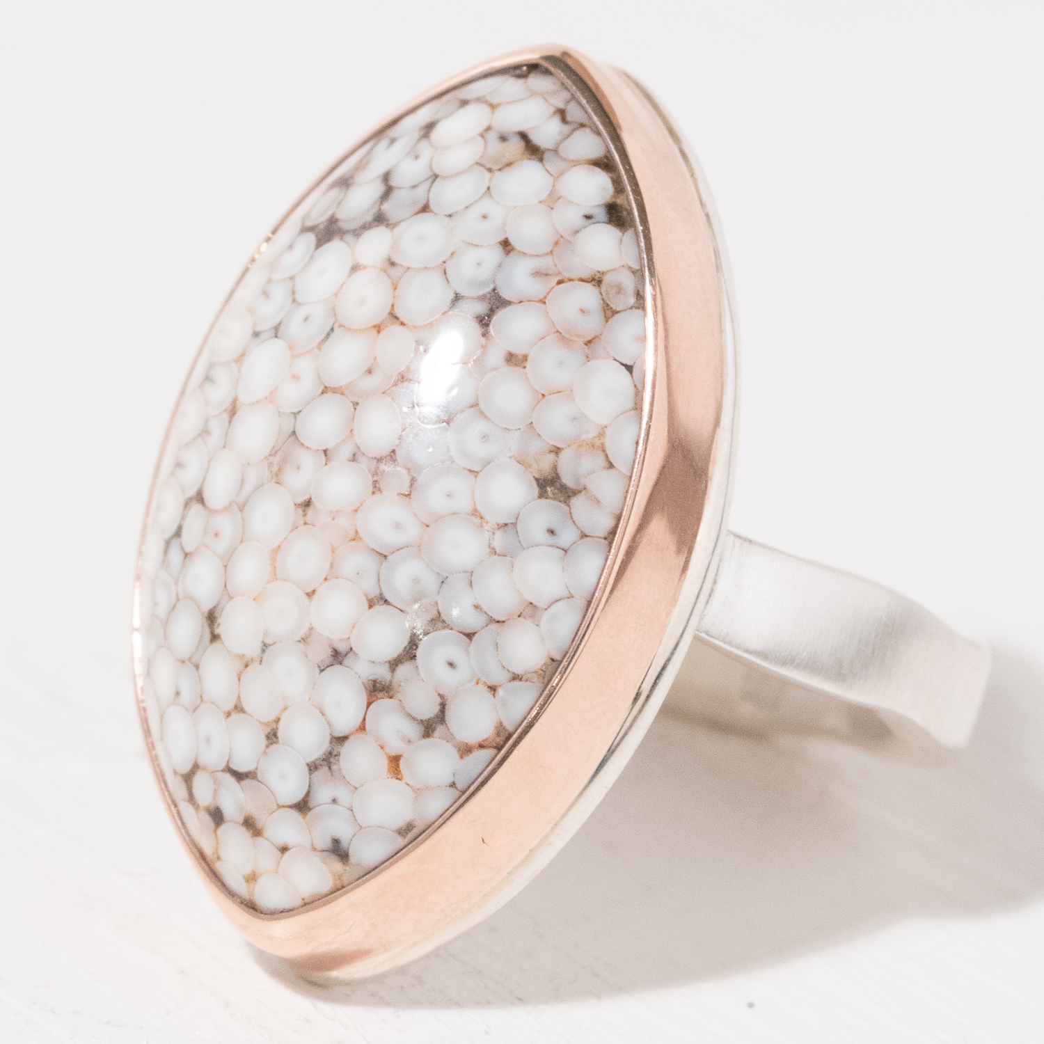 Jamie Joseph Trunk Show: Ring 35,Snakeskin agate,7.5