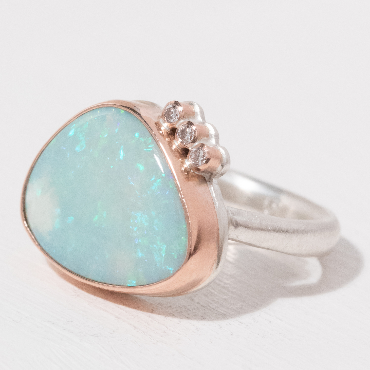 Jamie Joseph Trunk Show: Ring 40,Australian opal,7.25