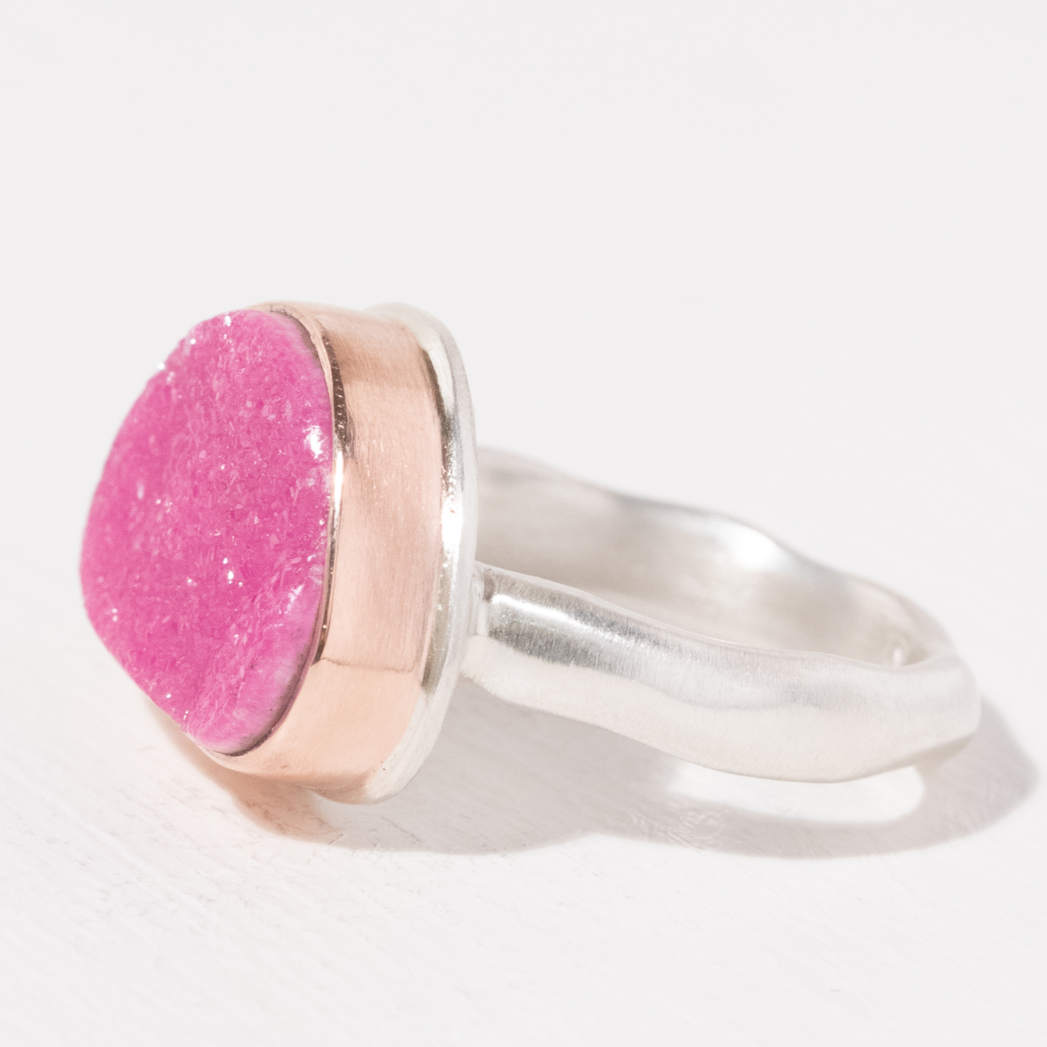 Jamie Joseph Trunk Show: Ring 66,Cobalt calcite drusy