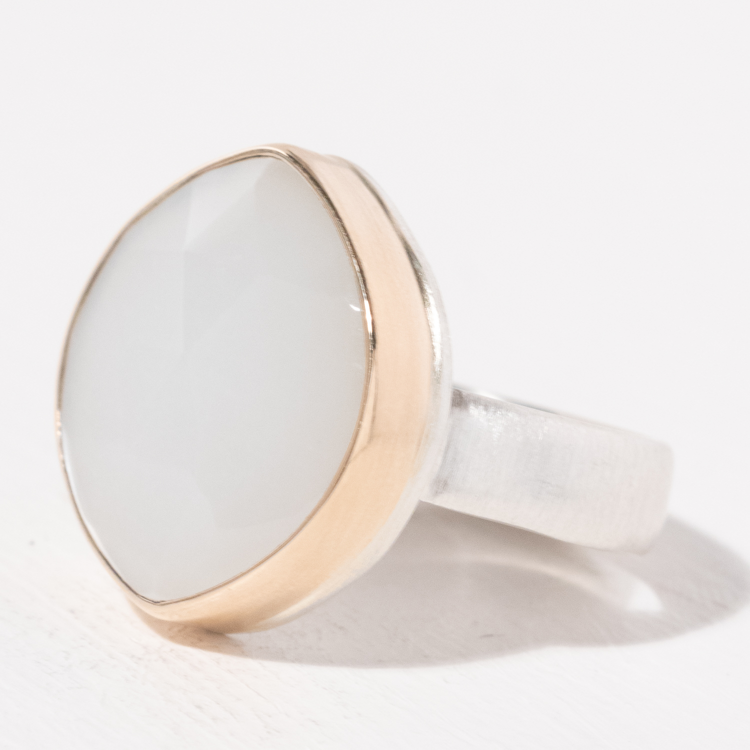 Jamie Joseph Trunk Show: Ring 81, White Moonstone, Size 8