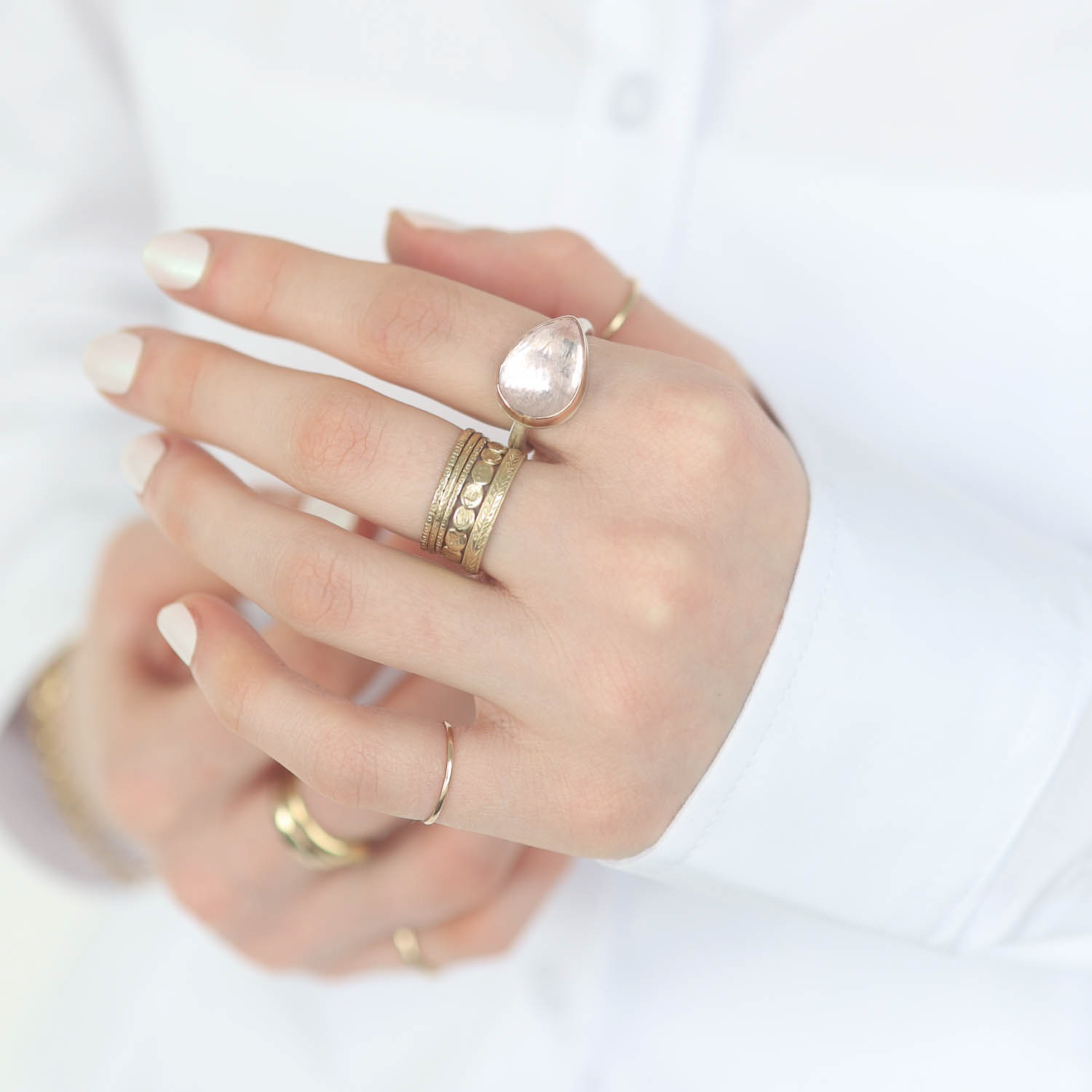 Jamie Joseph Trunk Show: Ring 127,Morganite,7.25