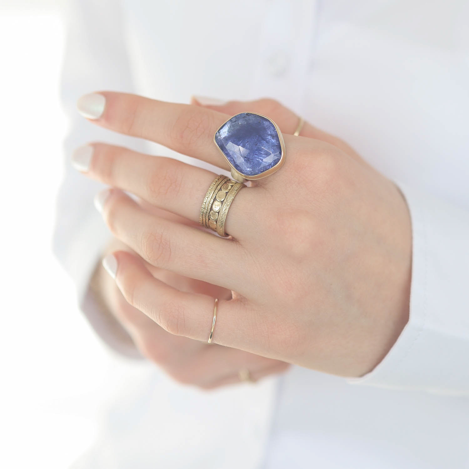 Jamie Joseph Trunk Show: Ring 13, Tanzanite,Size 8