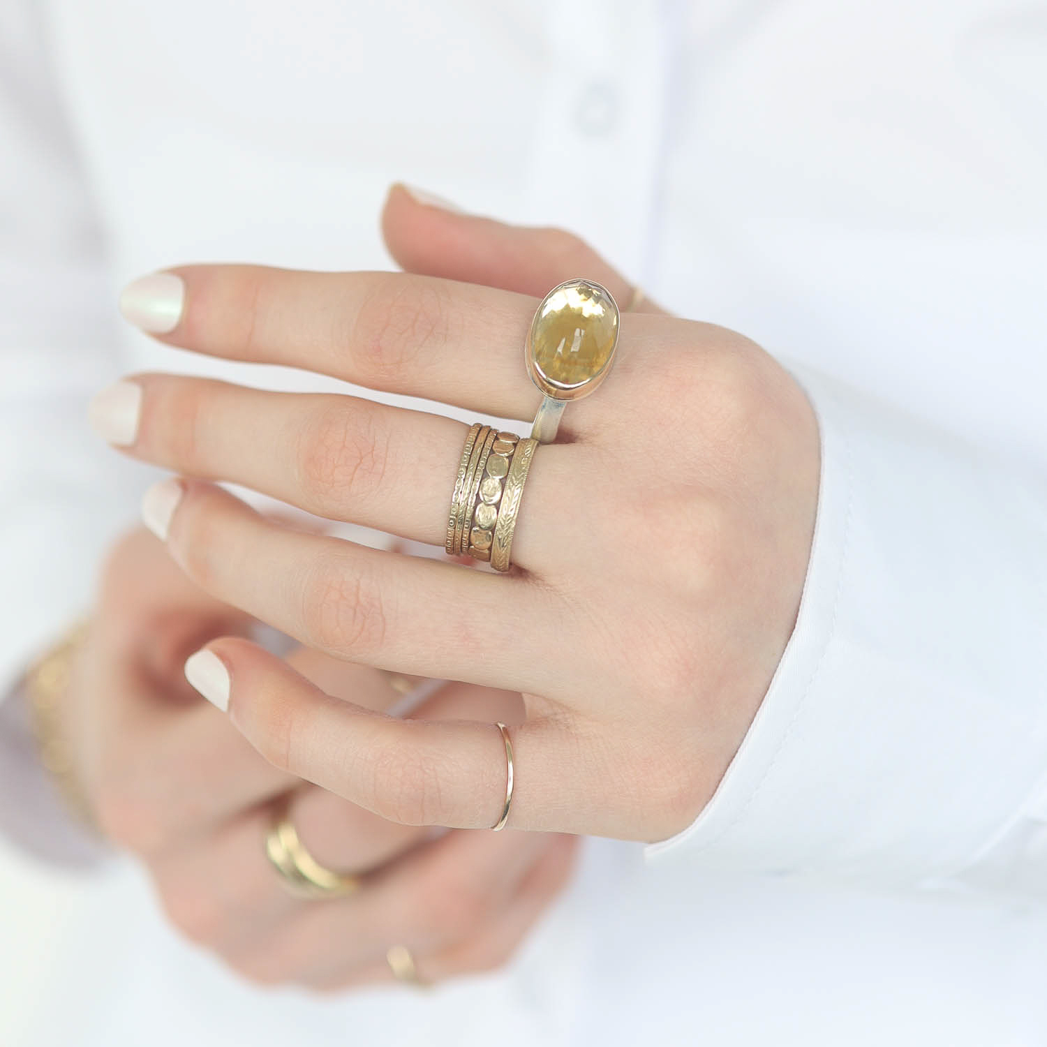 Jamie Joseph Trunk Show: Ring 133,Citrine,7.5