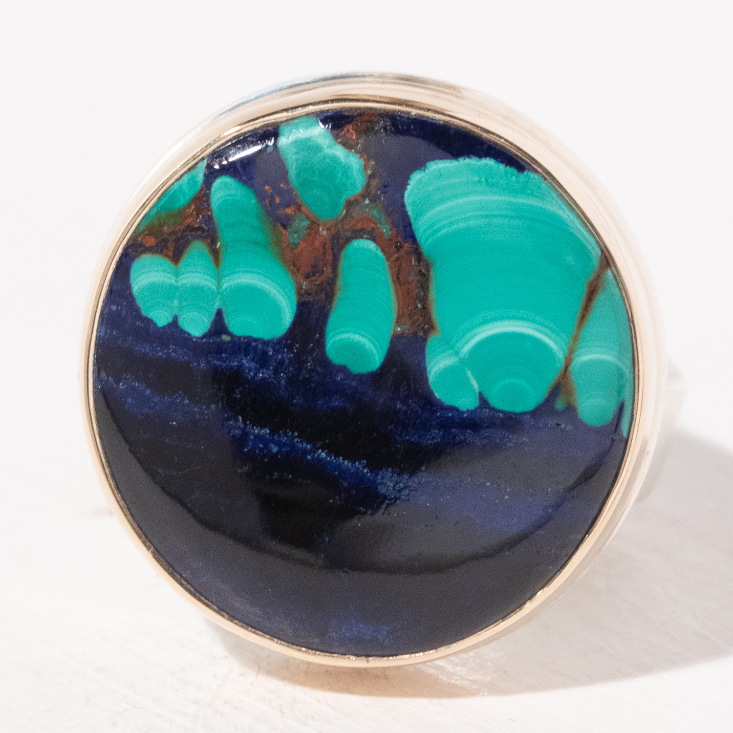 Jamie Joseph Trunk Show: Ring 149,Azurite Malachite,7.25