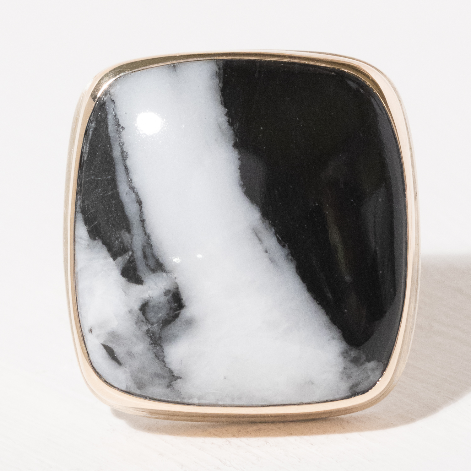 Jamie Joseph Trunk Show: Ring 15, White buffalo turquoise ,Size 7.5