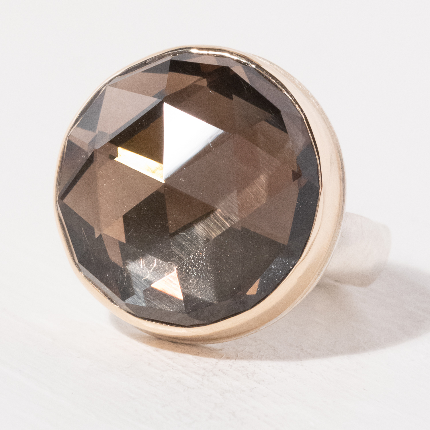 Jamie Joseph Trunk Show: Ring 162,Smoky Quartz,7.5