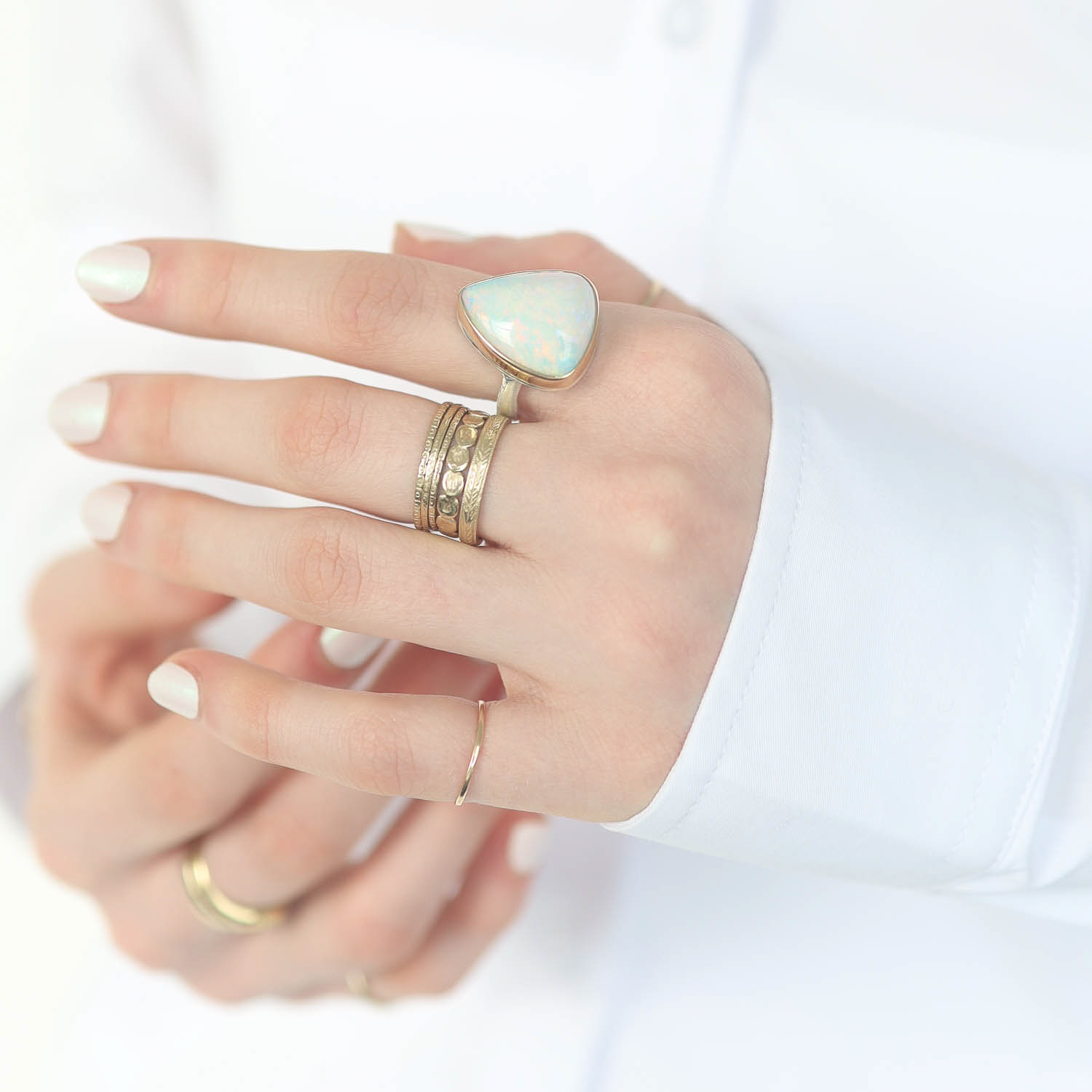Jamie Joseph Trunk Show: Ring 164,Australian Opal,7
