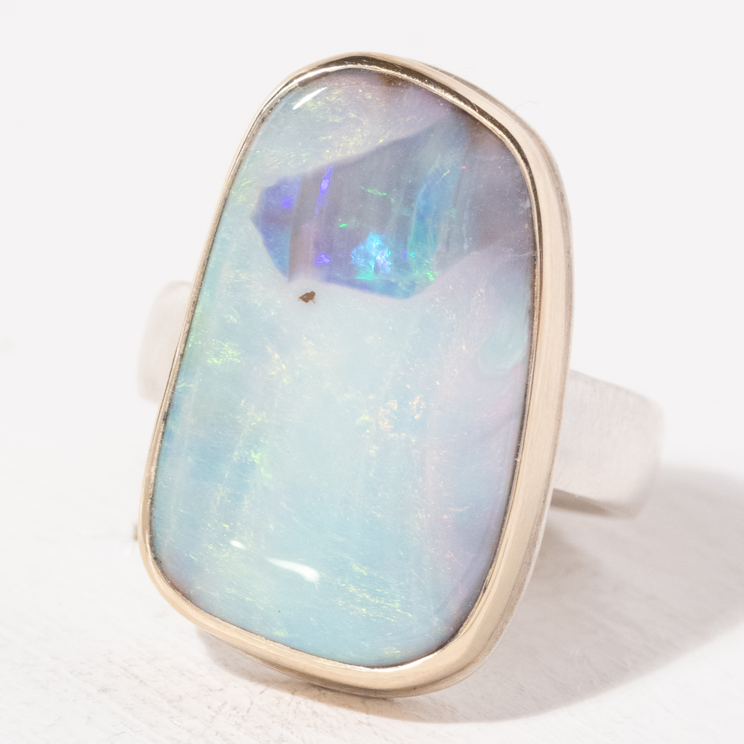 Jamie Joseph Trunk Show: Ring 168,Boulder opal,7