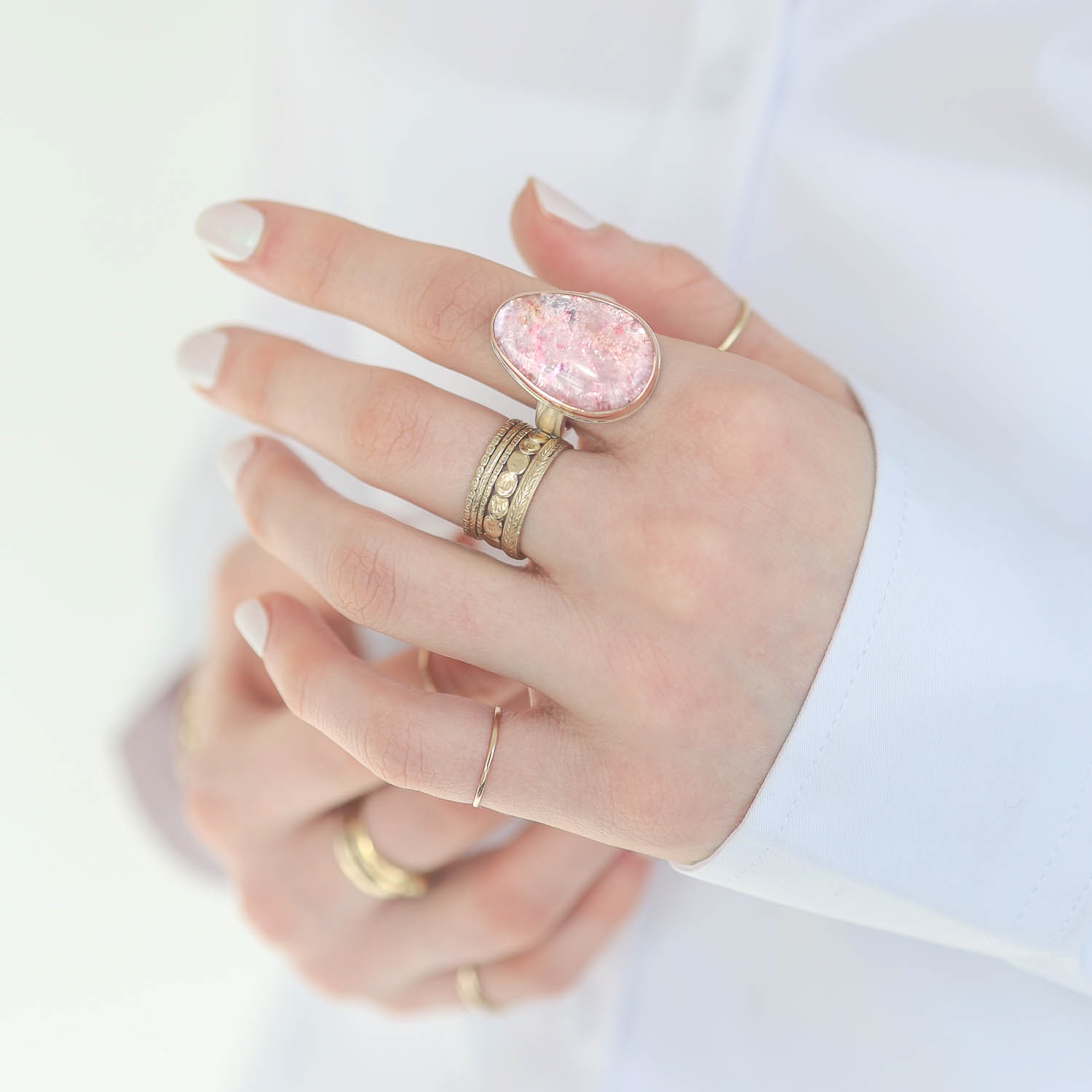 Jamie Joseph Trunk Show: Ring 176,Pink Tourmaline,7.25