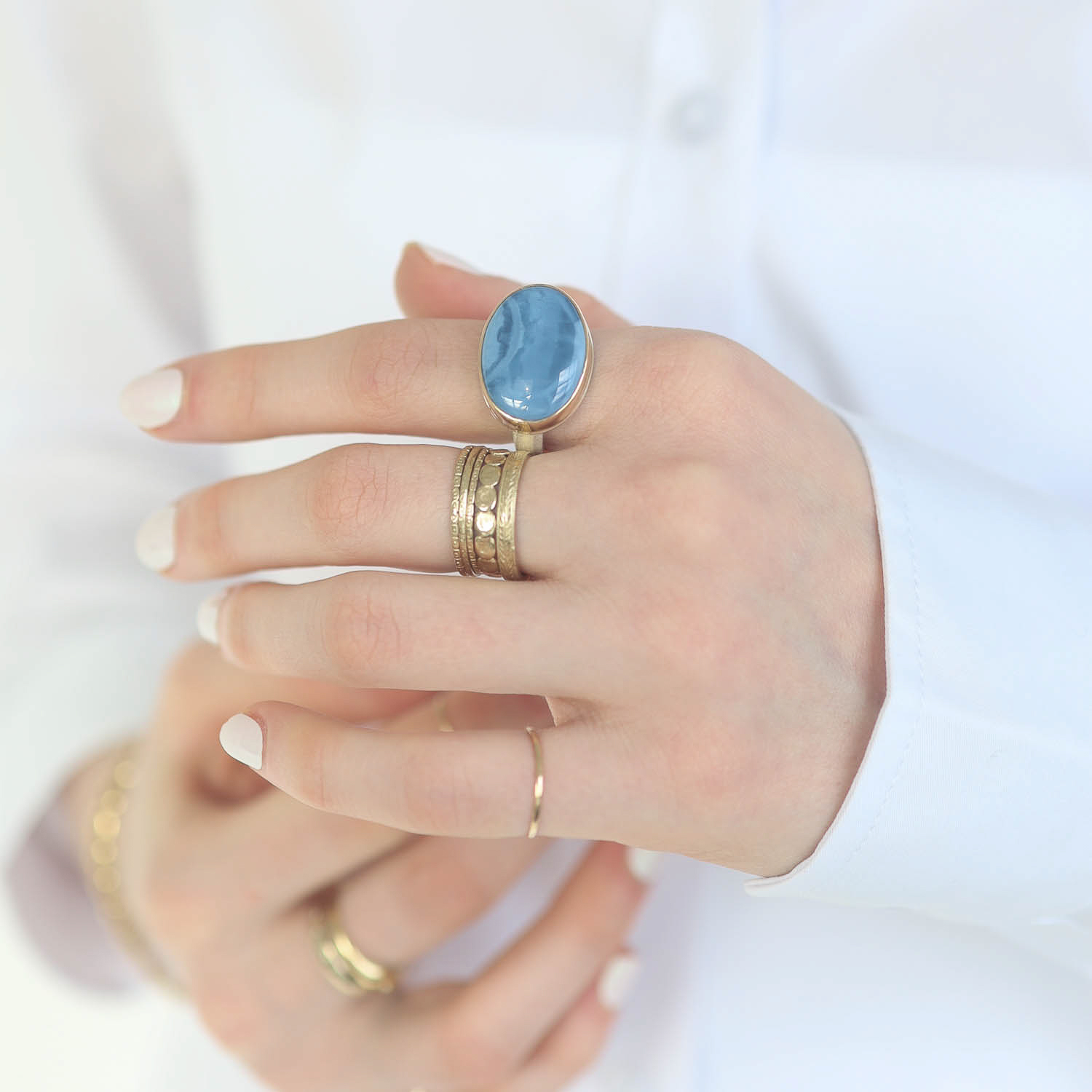 Jamie Joseph Trunk Show: Ring 183,Indian Blue Opal,8