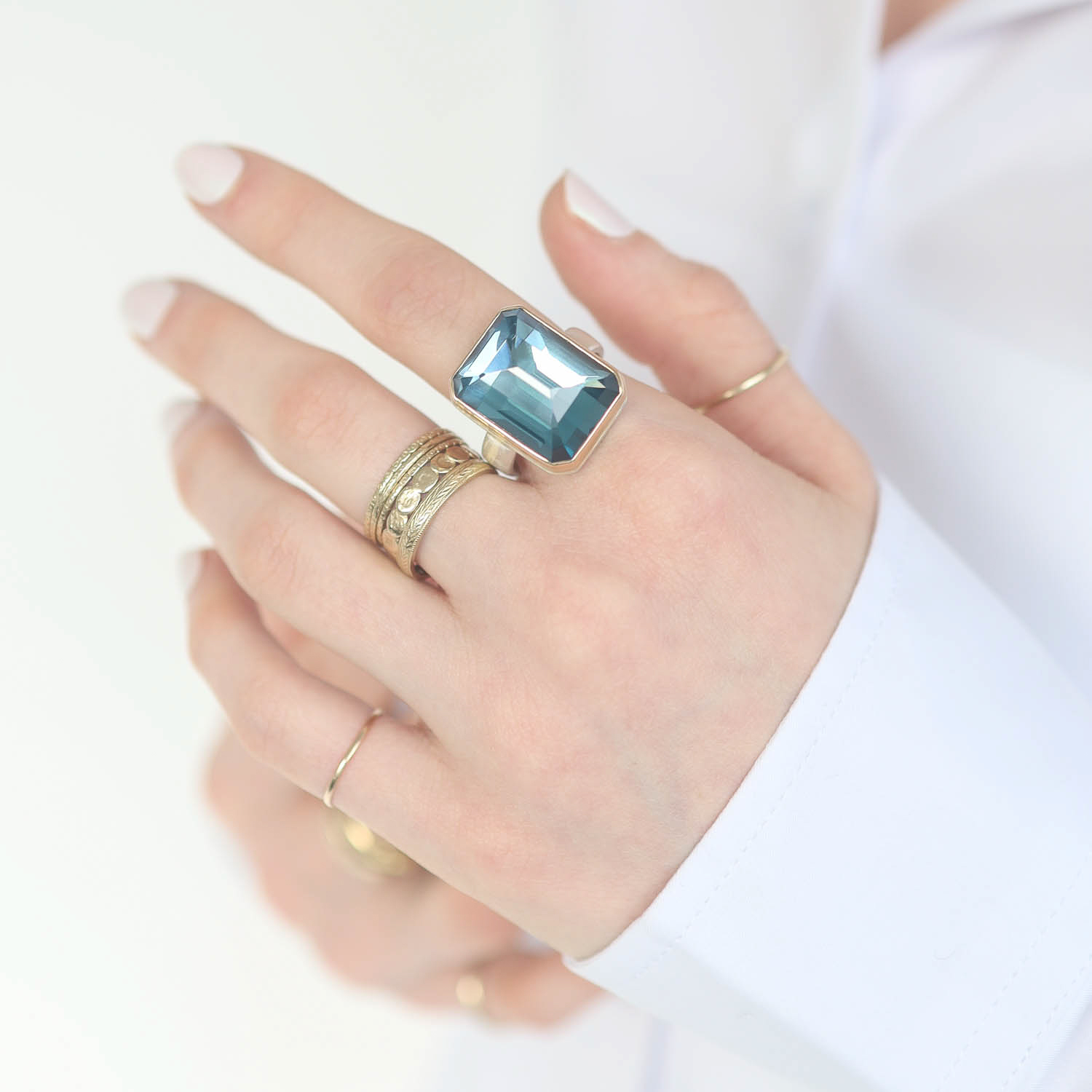 Jamie Joseph Trunk Show: Ring 228,London Blue topaz,8