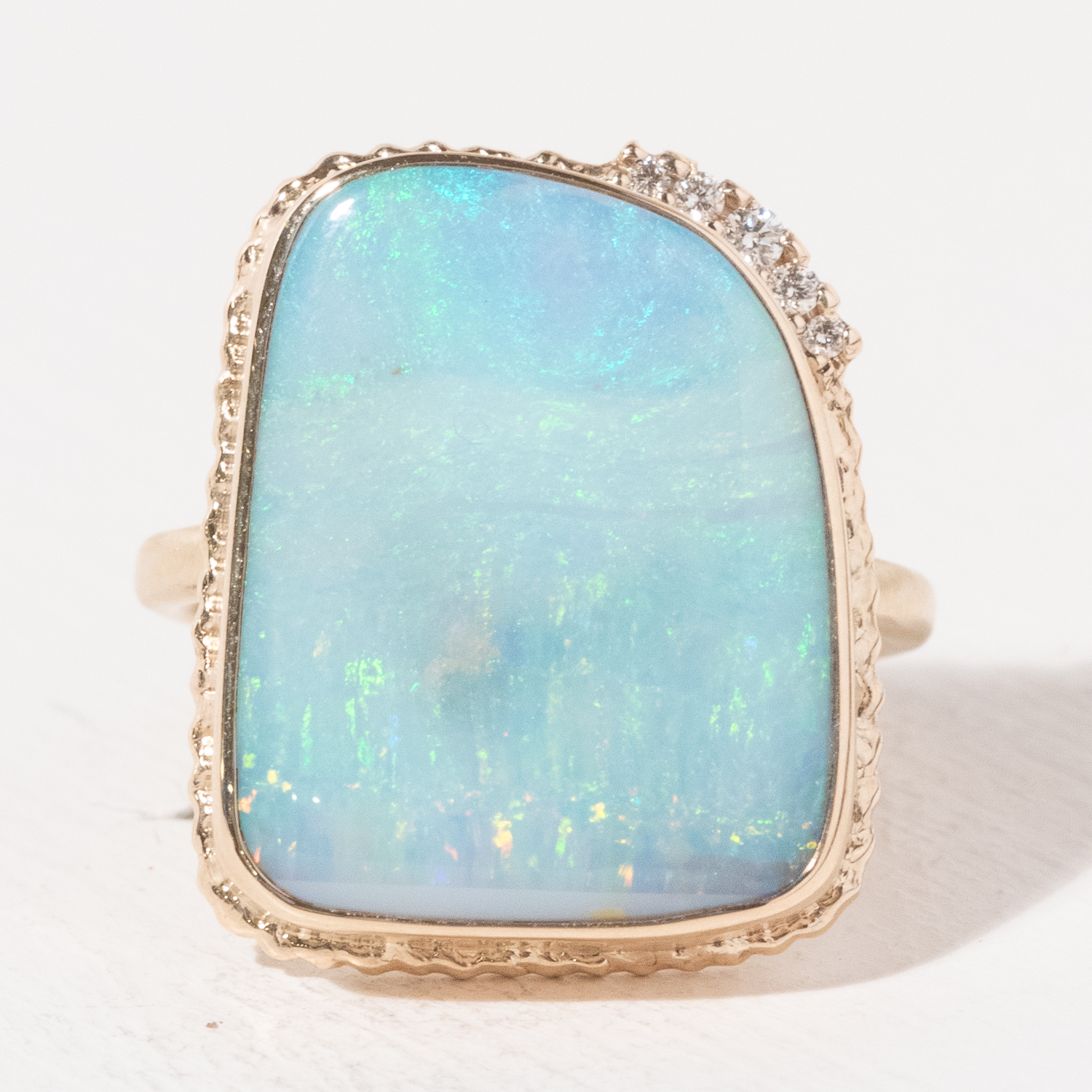Jamie Joseph Trunk Show: Ring 265, BOULDER OPAL SIZE 7