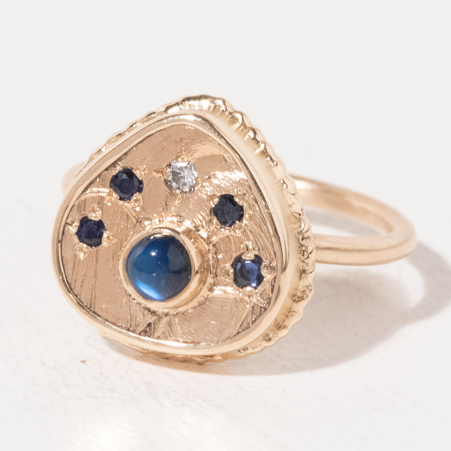 Jamie Joseph Trunk Show: Ring 269, RAINBOW MOONSTONE SIZE 6.75