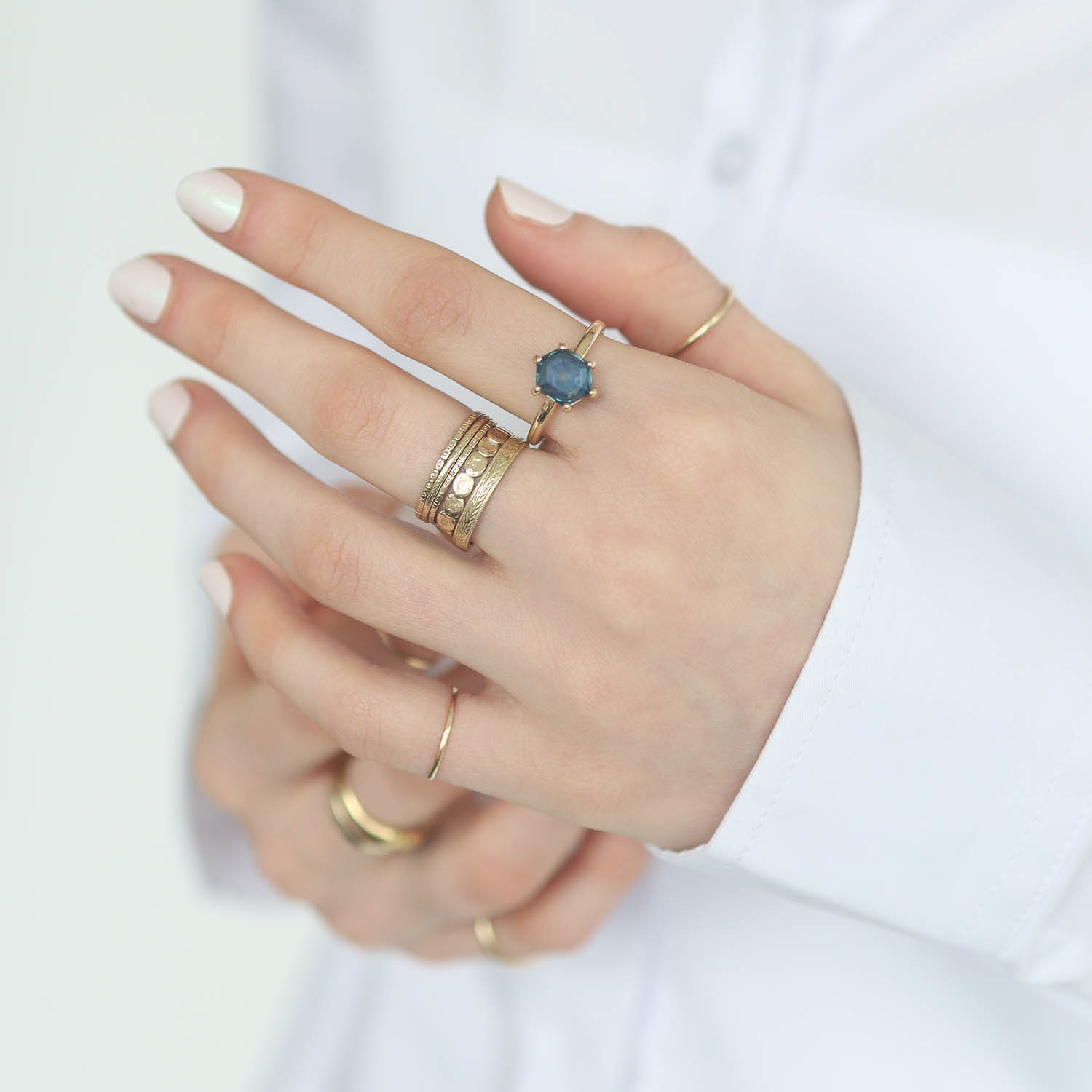 Jamie Joseph Trunk Show: Ring 286, MONTANA SAPPHIRE SIZE 6.75