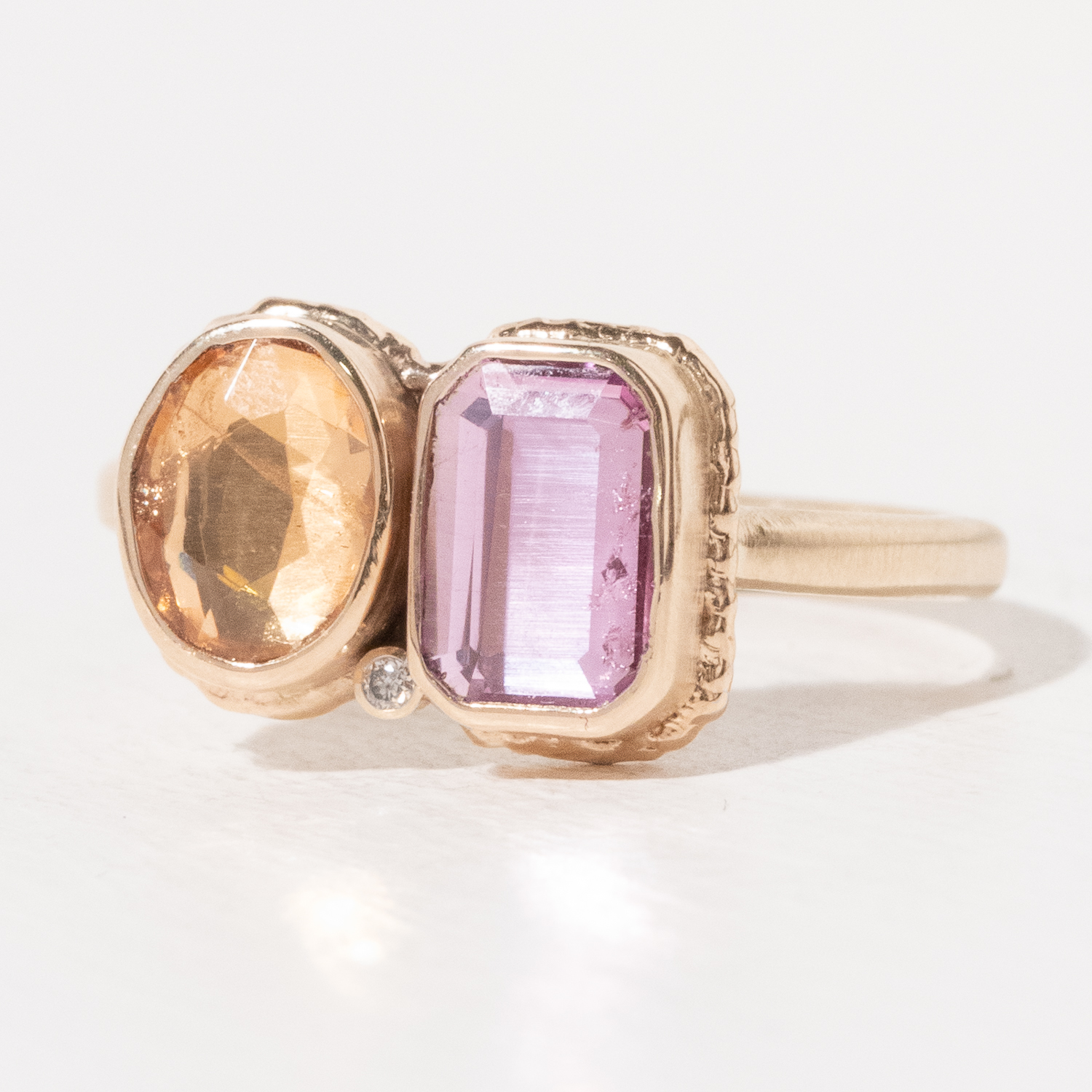Jamie Joseph Trunk Show: Ring 293, SPESSARTITE & SAPPHIRE 1.97 TCW SIZE 7.25