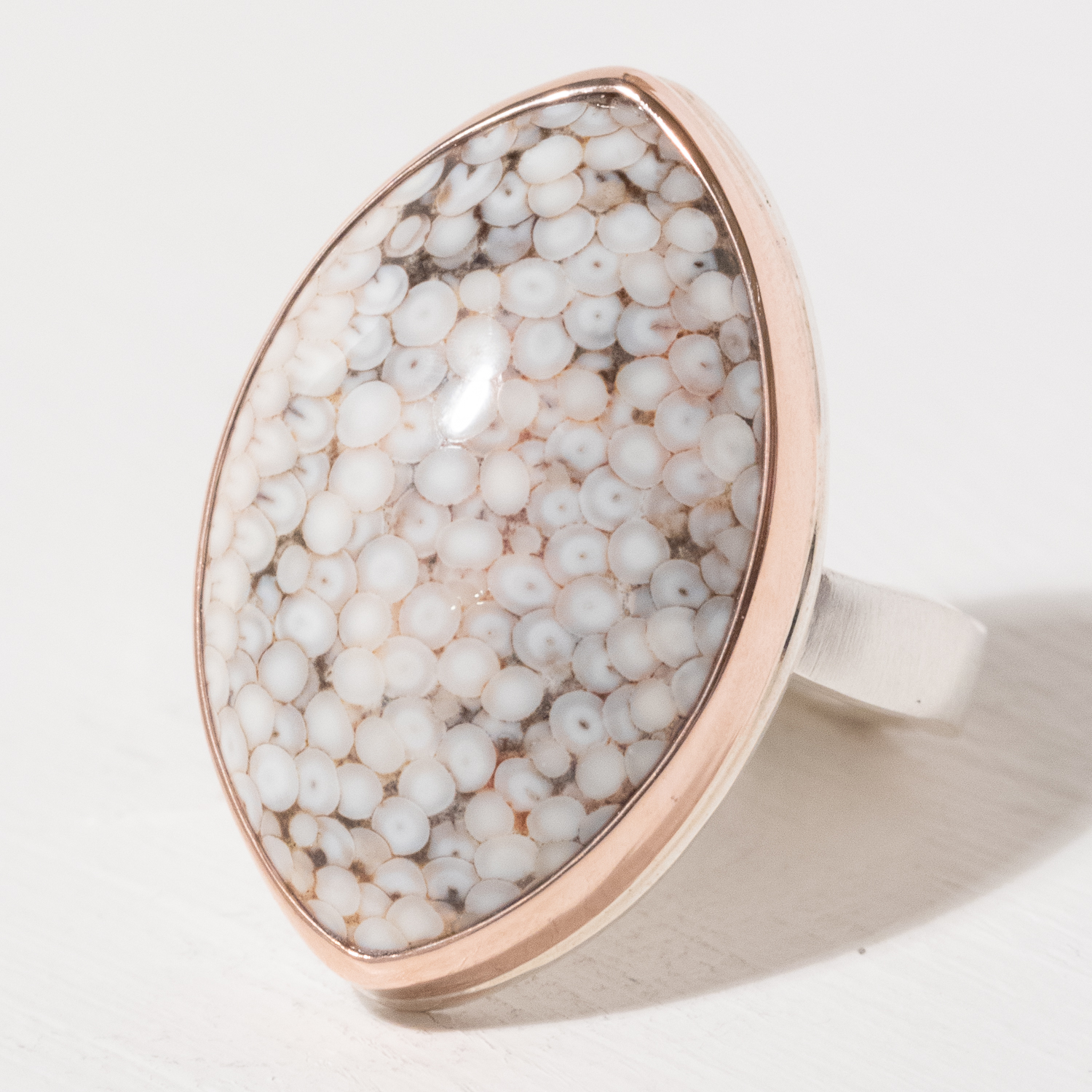 Jamie Joseph Trunk Show: Ring 35,Snakeskin agate,7.5